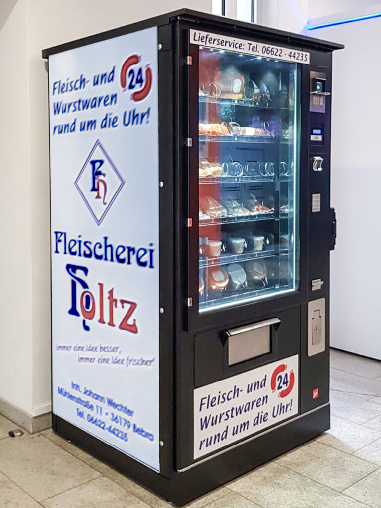 Wurstautomat der Fleischerei Holtz in Rotenburg